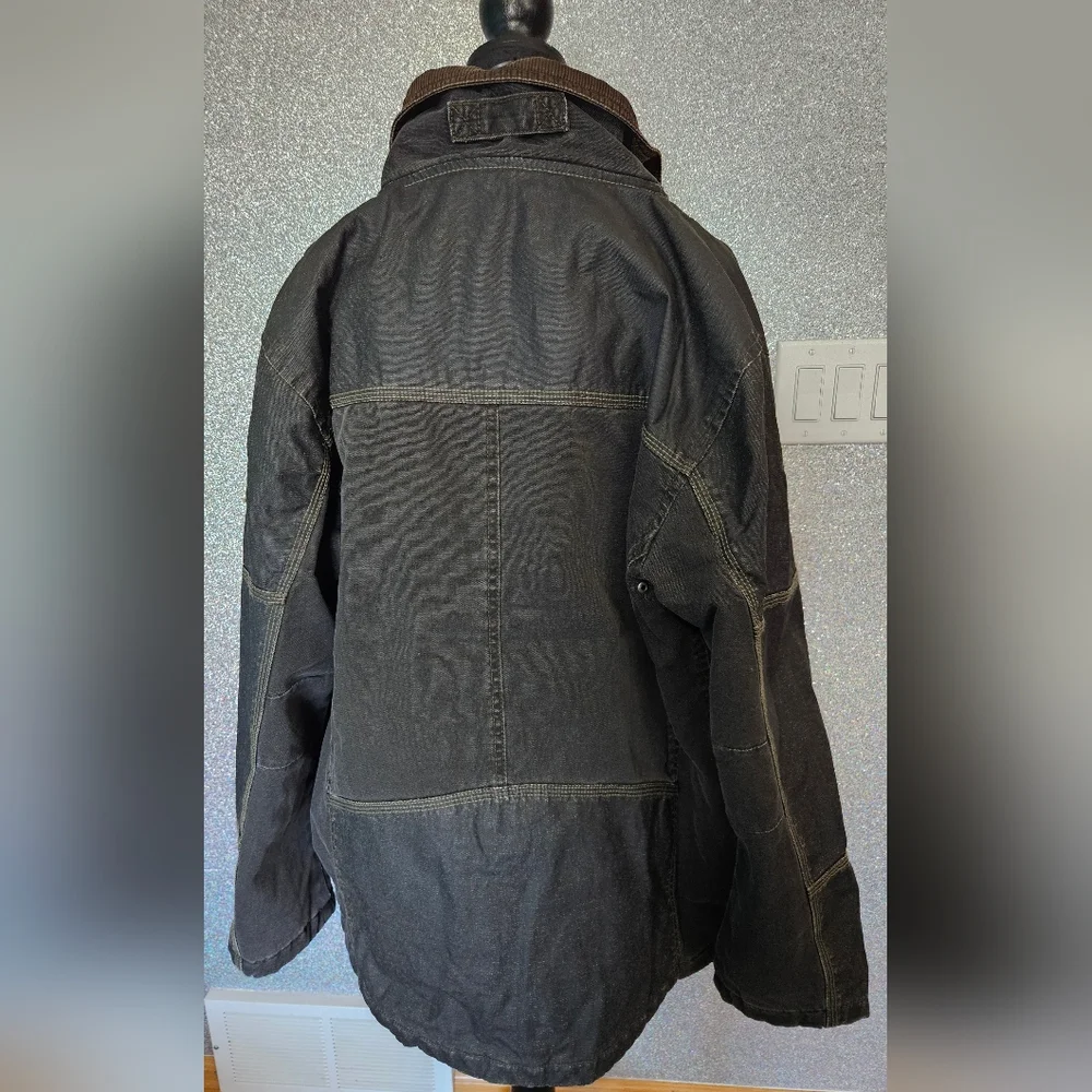 NWT Stormtech Men's Charcoal Black Marine Heritage Field Jacket, Enzyme Washed